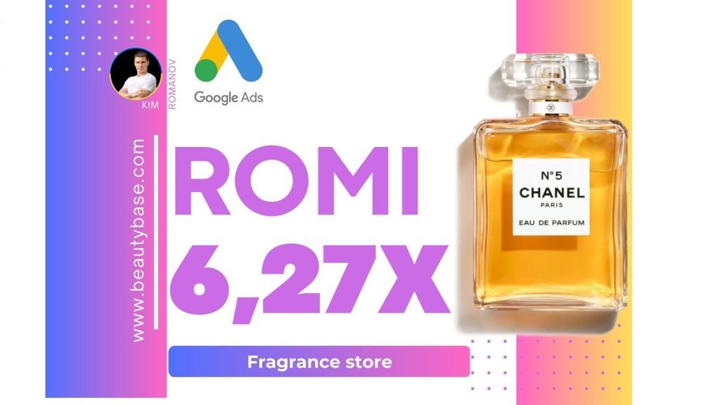 Fragrance store Increases Sales by 627% with Google Ads